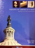 Beispielbild fr Visions of America's Past: Readings in United States History (First Edition) zum Verkauf von A Team Books