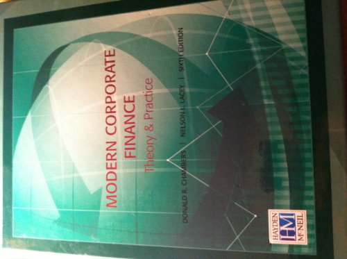 Stock image for Modern Corporate Finance: Theory & Practice, 6th edition for sale by Hippo Books