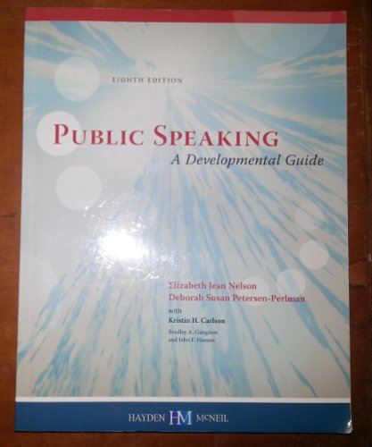 Beispielbild fr Public Speaking A Developmental Guide zum Verkauf von HPB-Red