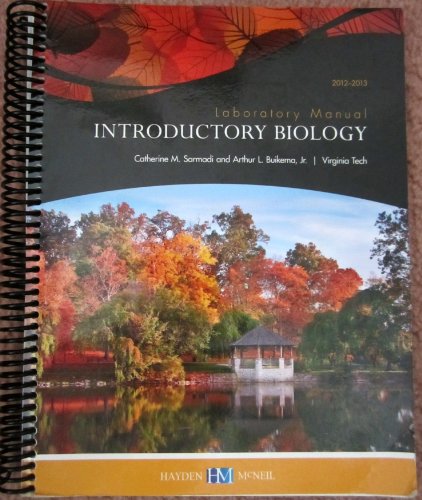 Imagen de archivo de Introductory Biology Laboratory Manual (NEW!!) a la venta por BookHolders
