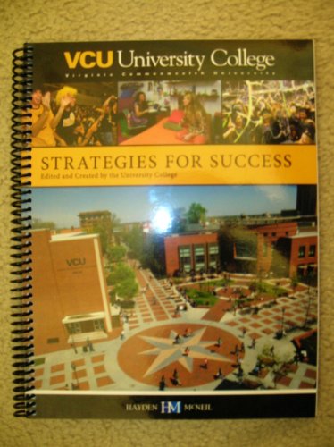 Imagen de archivo de Strategies For Success Custom for Virginia Commonwealth University a la venta por BookHolders