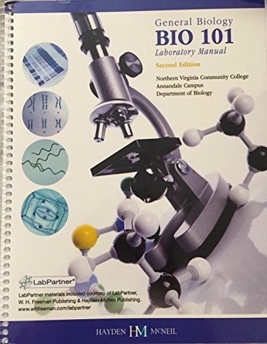 Stock image for General Biology Laboratory Manual for sale by Better World Books