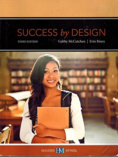 Imagen de archivo de Success By Design a la venta por Better World Books
