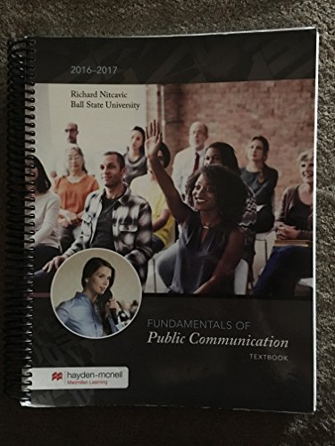 

Fundamentals of Public Communication, Ball State University 2016-2017