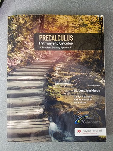 Imagen de archivo de PreCalculus Pathways to Calculus A Problem Solving Approach 6th Edition w/ online access a la venta por The Book Cellar, LLC