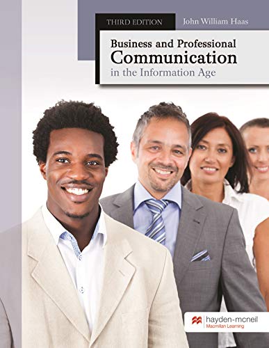 Stock image for Business and Professional Communication in the Information Age for sale by SecondSale