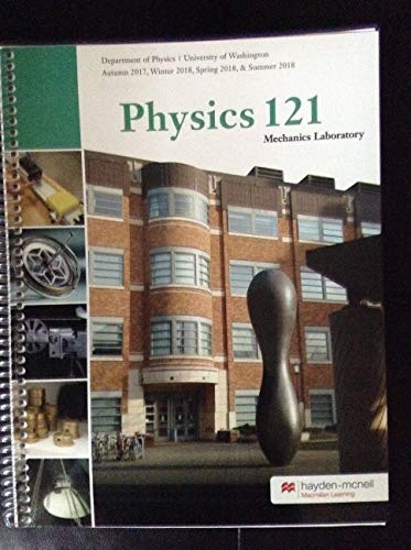 Stock image for Physics 121 Mechanics Laboratory for sale by Trip Taylor Bookseller