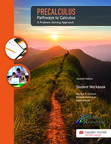 Imagen de archivo de Precalculus: Pathways to Calculus, A Problem Solving Approach, 7th edition a la venta por Better World Books: West