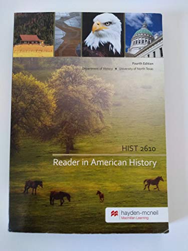 Stock image for Reader in American History for Hist 2610, 4th Edition for sale by HPB-Red