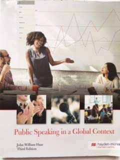 Beispielbild fr Public Speaking in a Global Context Third Edition zum Verkauf von RiLaoghaire