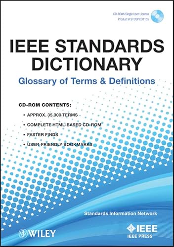 9780738157399: IEEE Standards Dictionary: Glossary of Terms & Definitions: Glossary of Terms and Definitions