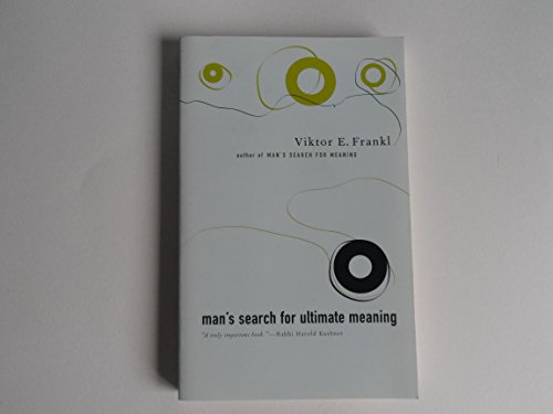 Beispielbild fr Mans Search For Ultimate Meaning zum Verkauf von Goodwill Books
