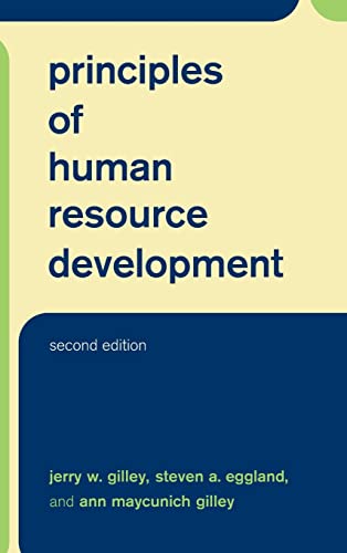 9780738206042: Principles Of Human Resource Development