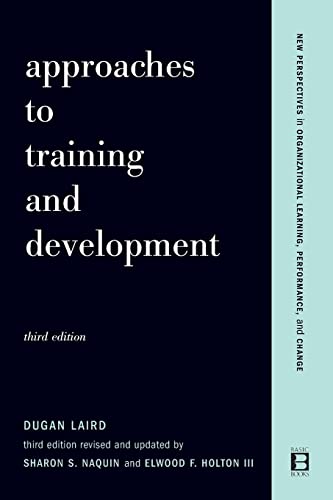 Imagen de archivo de Approaches to Training and Development : Third Edition Revised and Updated a la venta por Better World Books