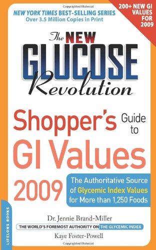 Beispielbild fr The New Glucose Revolution Shopper's Guide to GI Values 2009: The Authoritative Source of Glycemic Index Values for More Than 1,000 Foods (Low GI Shopper's Guide to GI Values) zum Verkauf von Once Upon A Time Books