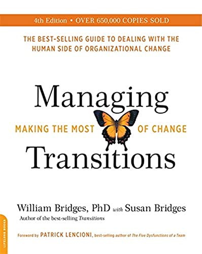 Imagen de archivo de Managing Transitions, 25th anniversary edition Format: Paperback a la venta por INDOO