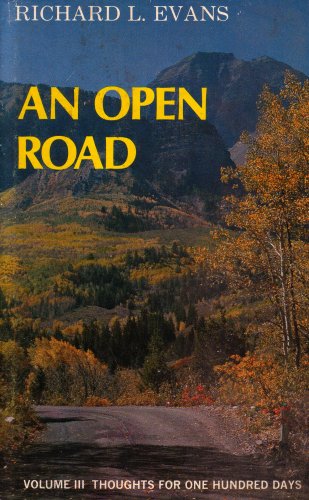 Stock image for An Open Road, Vol. 3: Thoughts for One Hundred Days for sale by ThriftBooks-Dallas