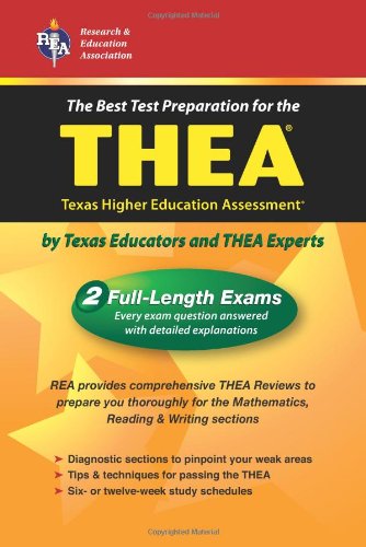 Stock image for Thea (Rea) - The Best Test Prep for the Texas Higher Education Assessment for sale by ThriftBooks-Dallas