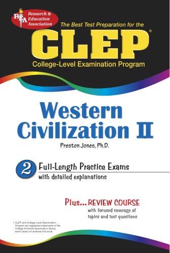 Imagen de archivo de CLEP Western Civilization II: Test Preparation a la venta por HPB-Red