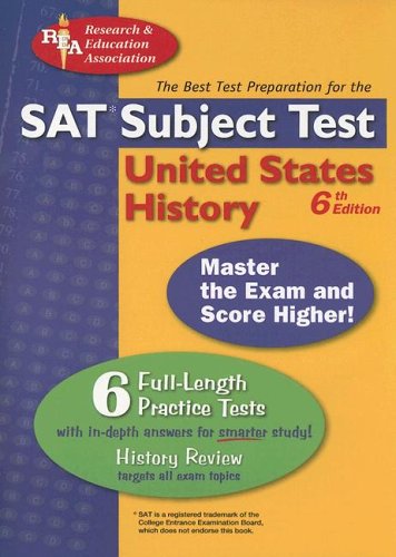 Beispielbild fr SAT History (REA) -- The Best Test Prep for (SAT PSAT ACT (College Admission) Prep) zum Verkauf von dsmbooks