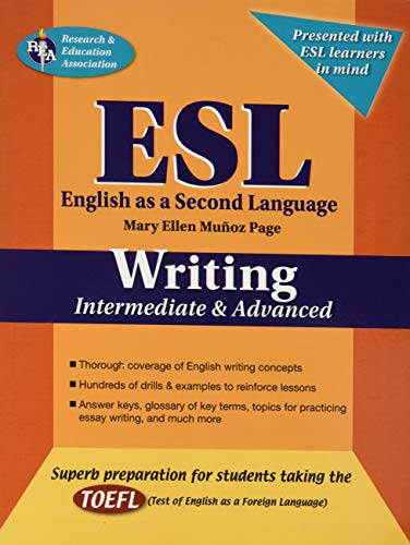 Imagen de archivo de ESL Intermediate/Advanced Writing (English as a Second Language Series) a la venta por HPB-Emerald