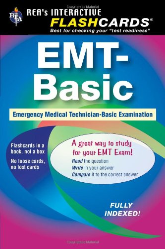 Stock image for EMT-Basic - Interactive Flashcards Book for EMT (REA) (REA Test Preps), Not the Premium Edition for sale by Ergodebooks
