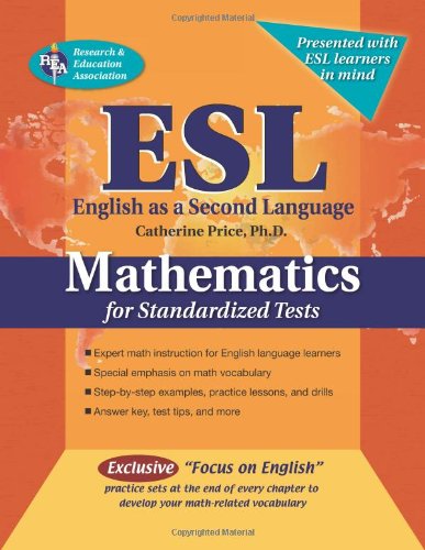Stock image for ESL Mathematics for Standardized Tests (English as a Second Language Series) for sale by HPB-Red