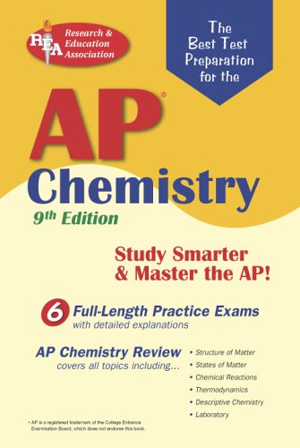 Imagen de archivo de AP Chemistry (REA) - The Best Test Prep for the Advanced Placement Exam (Advanced Placement (AP) Test Preparation) a la venta por Wonder Book