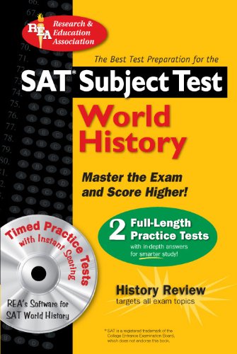 SAT Subject Testâ„¢: World History with CD (SAT PSAT ACT (College Admission) Prep) (9780738602516) by Vess Ph.D., Deborah; Marlowe M.A., Lynn E; Holt, Niles