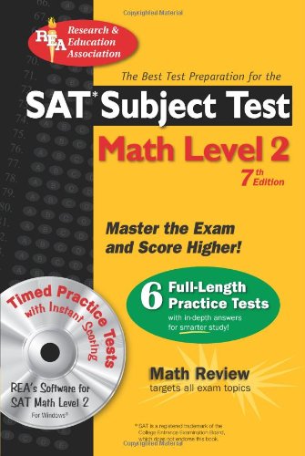 SAT Subject Testâ„¢: Math Level 2 w/CD (SAT PSAT ACT (College Admission) Prep) (9780738602646) by The Editors Of REA