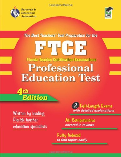 Beispielbild fr FTCE Professional Education Test (REA) Florida Teacher Certification Examination zum Verkauf von SecondSale