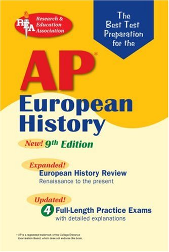 Beispielbild fr Best Test Prep AP European History Exam: 9th Edition (Advanced Placement (AP) Test Preparation) zum Verkauf von HPB Inc.