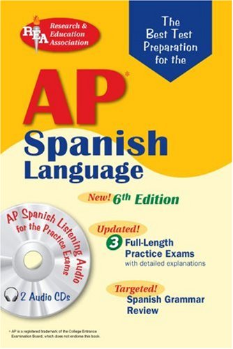 Stock image for AP Spanish Language Exam: The Best Test Preparation [With 2cd] for sale by ThriftBooks-Atlanta