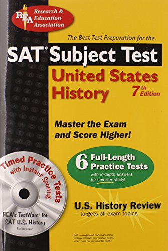Beispielbild fr SAT United States History w/CD-ROM (SAT PSAT ACT (College Admission) Prep) zum Verkauf von Wonder Book