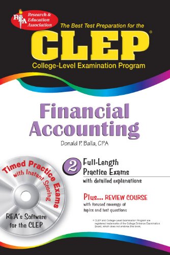 CLEP Financial Accounting w/ CD-ROM (CLEP Test Preparation) (9780738603148) by Balla CPA, Donald; CLEP; Accounting Study Guides
