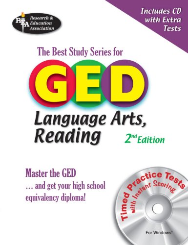 GED Language Arts, Reading w/CD-ROM: -- The Best Test Prep for the GED Language Arts: Reading Section (GED & TABE Test Preparation) (9780738603391) by Chesla, Elizabeth L.
