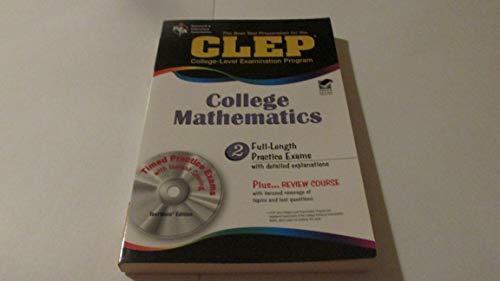 Beispielbild fr CLEP College Mathematics w/CD-ROM (CLEP Test Preparation) zum Verkauf von Wonder Book