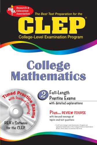Stock image for CLEP College Mathematics w/CD-ROM (CLEP Test Preparation) for sale by Wonder Book