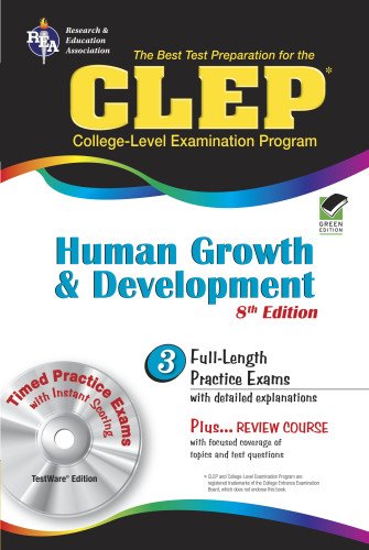 CLEP Human Growth and Development 8th Ed. (CLEP Test Preparation) (9780738603964) by Heindel PhD, Patricia; CLEP