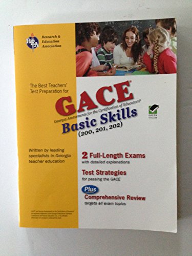 Imagen de archivo de Georgia GACE Basic Skills (Reading, Math and Writing) (REA) (Test Preps) a la venta por Irish Booksellers