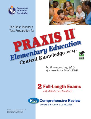 Imagen de archivo de PRAXIS II Elementary Ed Content Knowledge 0014 (REA) a la venta por BookHolders