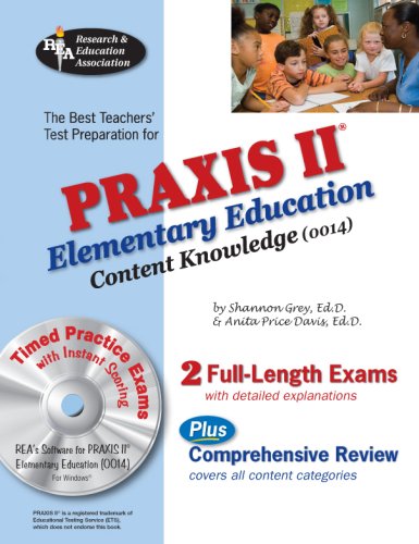 Beispielbild fr Praxis II Elementary Ed Content Knowledge 0014 W/CD (Rea) zum Verkauf von ThriftBooks-Atlanta