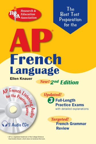 Beispielbild fr AP French Language Exam with Audio CD: 2nd Edition (Advanced Placement (AP) Test Preparation) zum Verkauf von HPB-Red