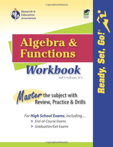 Imagen de archivo de Algebra and Functions Workbook (Mathematics Learning and Practice) a la venta por SecondSale