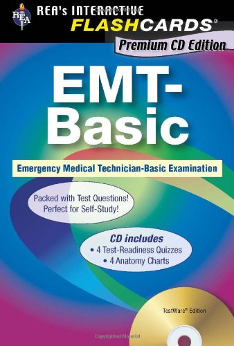 Stock image for EMT-Basic - Interactive Flashcards Book for EMT (REA), Premium Edition incl. CD-ROM for sale by SecondSale