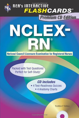 Beispielbild fr NCLEX-RN Flashcard Book Premium Edition with CD zum Verkauf von Better World Books