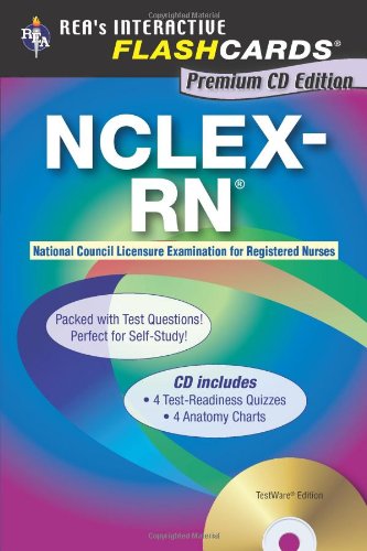 Stock image for NCLEX-RN Flashcard Book Premium Edition with CD (Nursing Test Prep) for sale by SecondSale