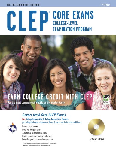 Beispielbild fr CLEP Core Exams w/ CD-ROM (CLEP Test Preparation) zum Verkauf von Decluttr