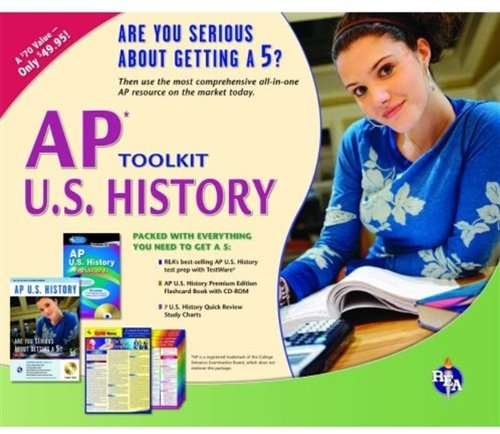 Stock image for AP U.S. History Test Prep Toolkit: 8th Edition (Advanced Placement (AP) Test Preparation) for sale by HPB-Red