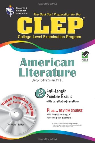 Imagen de archivo de CLEP? American Literature w/CD (CLEP Test Preparation) a la venta por Books of the Smoky Mountains